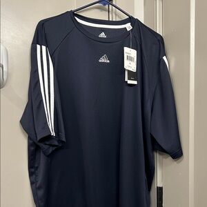 Adidas Men's Navy Short Sleeve Tee